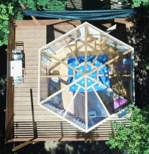 Podere Pallereto di Sopra Hexagon dal drone